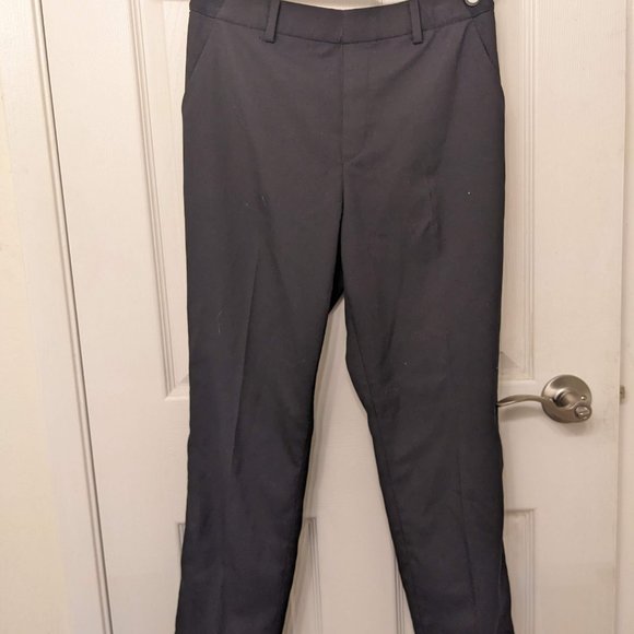 Uniqlo Black Dress Pants Relaxed Fit - Picture 3 of 3